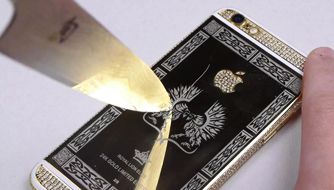 刀戳24K金奢华版iPhone 6 20000一部不止肾疼