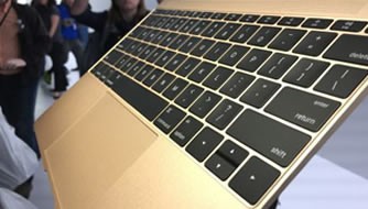苹果发布会2015全新苹果MacBook实拍图集