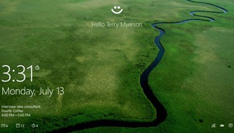 Windows Hello视频演示：刷脸就能登录Win10