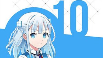 日本win10娘定名“窗边藤子” 浓浓的二次元风 