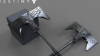 E3：《命运》“铁旗崛起”艺术图 双刃斧帅掉渣