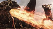 《巫师2》4K分辨率艺术截图 穿越火海挥剑屠龙