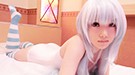 金发黑丝萌妹为你暖床 11区知名Coser雪菜写真