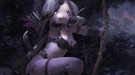 精灵妹纸好性感 《魔兽世界》插画师绝美画作 