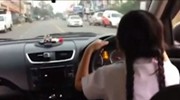 9岁女童开车上学 盘点世界各地的年轻白富美