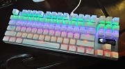 自带彩虹背光 达尔优机械合金混光版开箱