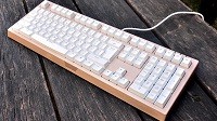 金属拉丝 雷柏V510防水无冲游戏机械键盘图赏