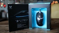 鼠标也玩RGB 体验雷柏V210光学游戏鼠标