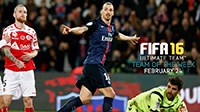 《FIFA 16》第24周最佳阵容 93分大伊布领衔