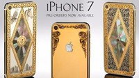 黄金版iPhone 7售价高达2.5万元 镶嵌红宝石、钻石