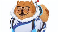 当《守望先锋》英雄变成了狗 美妈胖得不忍直视
