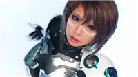 美女COS《守望先锋》源氏 机械身躯也能如此性感