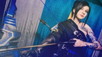 妹子COS《守望先锋》娘化版半藏 不搔首弄姿一样美