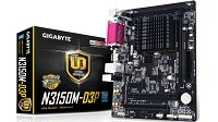 技嘉N3150M-D3P板载赛扬处理器 HTPC平台首选