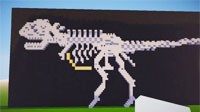 《我的世界》恐龙骨架制作视频教程 恐龙骨架怎么做
