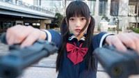 不要小看萝莉的战斗力 有些贱贱的动态图