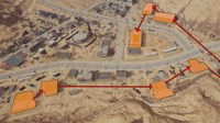 《绝地求生》沙漠地图EA城最佳搜索路线解析