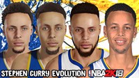 《NBA 2K》系列库里脸型变化全过程