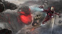 《复仇者联盟2:奥创纪元》被弃方案概念图曝光 超进化奥创VS钢铁侠
