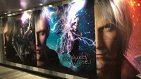 《鬼泣5》巨幅海报亮相地铁站 但丁、尼禄帅炸天