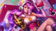 复古电玩风入侵《LOL》 琴女化身游戏厅达人