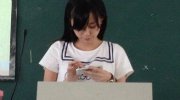 清纯美女英语教师走红 请和我探究学术问题