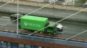 Xbox One专用运输车现身国内公路 超绿超显眼
