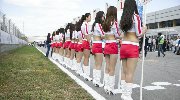 中国房车赛甜美宝贝玉腿袭人 火辣高挑排成排