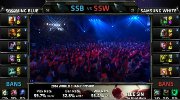 LOLS4半决赛首战 SSW超神阿卡丽狂虐SSB