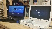 国外玩家神级改造 PS4化身超级笔记本