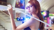 网博会麻辣制服女教师走红 宝贝快虐了我吧