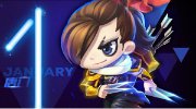 全年萌萌哒！新天龙2015月历壁纸第一弹