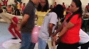 妹子不是随便就能顶的！奔放到极致动态图