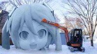 挑战蓝翔！日本冰雪节惊现挖掘机雕刻星球大战