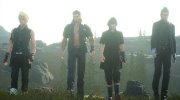 《FF15》最终版截图 杀马特壮士激斗长毛怪