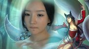 神似朴主播 LOL阿狸COS极致诱惑