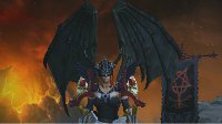 《暗黑3》玩家装备恶魔飞升 巨大黑翼很霸气