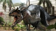 《侏罗纪世界》混血恐龙正面 血盆大口超凶残
