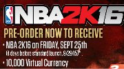 《NBA 2K16》发售日公布 预购可提前4天畅玩