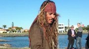 《加勒比海盗5》杰克船长片场照 强尼德普回归