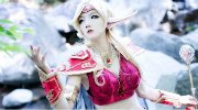后期的胜利？螺旋猫COS魔兽血精灵妹子图赏