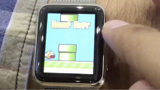 开发者在Apple Watch独立运行Flappy Bird游戏