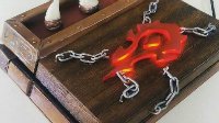国外玩家自制《魔兽世界》部落主题PS4主机
