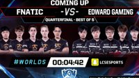 《LOL》S5八强赛：FNC势不可挡打出3:0 EDG遗憾落败 