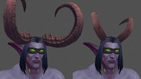 《WOW》7.0恶魔猎手角色创建演示 精灵族独占