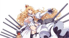 《战舰少女r》同人创作出狮表