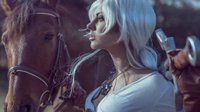 波兰美女模特COS《巫师3》希里 这身材性感的没谁了