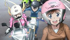 4月新番《爆音少女》新宣传绘公开 少女与摩托车