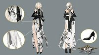 《天谕》首款半透明古典水墨轻纱时装曝光