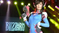 《守望先锋》D.VA妹子超诱人COS 妖娆曲线给满分